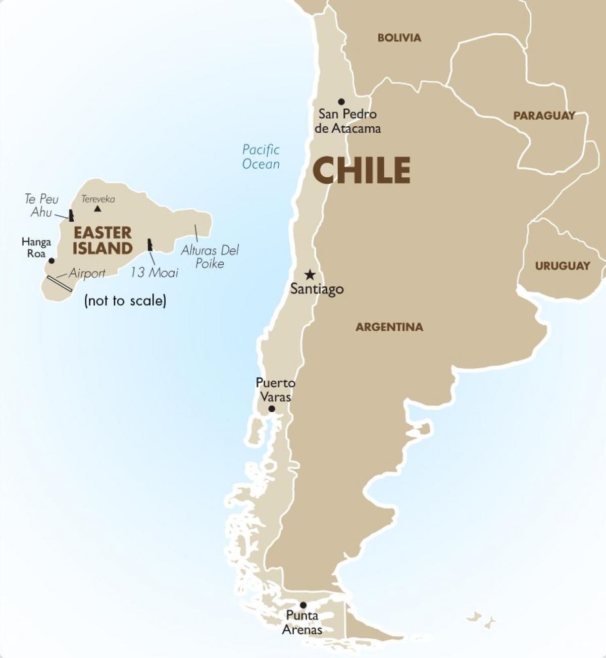 Chile Karte anzeigen