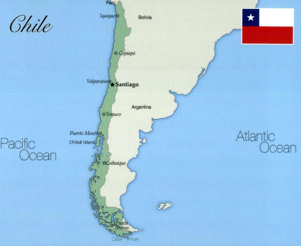 Chile iquique Karte anzeigen