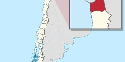 Karte von arica Chile