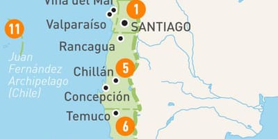 Chile Provinzen anzeigen