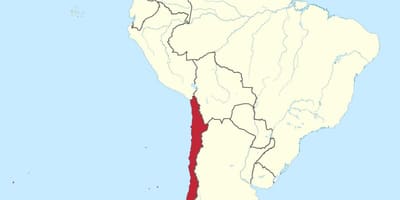Chile Südamerika Karte