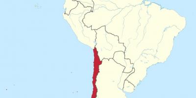 Chile Südamerika Karte