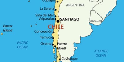 Karte von concepcion, Chile