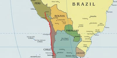 Karte von Nord-Chile