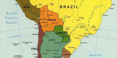 Karte von Chile zu finden
