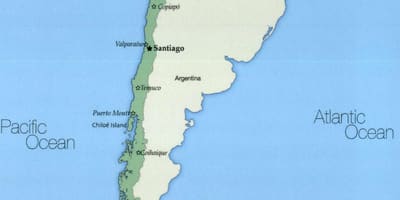 Karte von temuco Chile